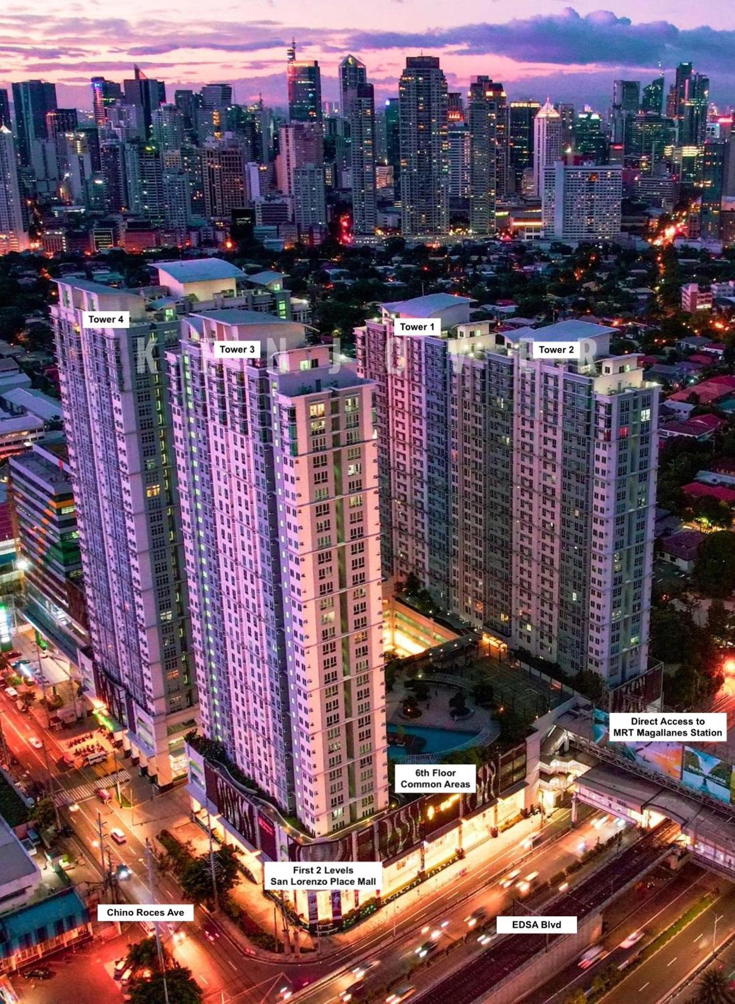 Cozy 1 Bedroom San Lorenzo Place Netflix 4km Naia Manila
